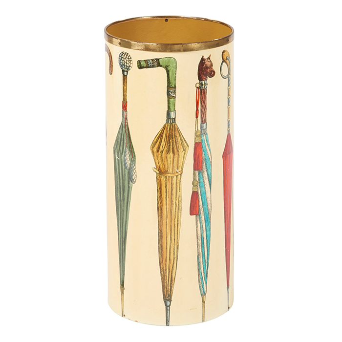 Piero Fornasetti (1913-1988) for Bonwit Teller, umbrella holder, Fornasetti, Italy, 1950s,