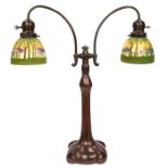 The Handel Lamp Company / Pittsburgh Lamp Brass and Glass Company, student lamp, Meriden, CT /