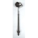 Unusual Silver Ladle as Dimensional Shell Circa 1910, English, a sterling silver ladle in the