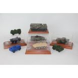 A collection of J Lawson modelmakers 1:50 scale armoured vehicles, to include; Simba Camouflage,