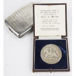 A commemorative silver medal for the 700th Anniversary of the parliament of Simon De Montfort,