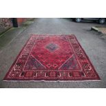 A Persian Qashqai wool carpet,