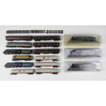 A selectionof Grafar N Gauge trains, to include a Mallard, a Silver Fox,