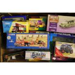 A collection of sixteen Corgi die-cast model toys, to include 13801 Watts Bros Bedford Pantechnicon,