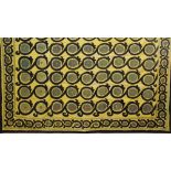 A Mediterranean large textile panel / bed cover,