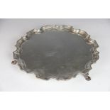 A silver salver, Charles and Richard Comyns, London 1926,