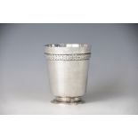 A silver beaker 'J P Mc G' Chester 1948,