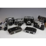 A collection of thirteen cameras, to include a Reflekta II with a 75mm Ludwig lens 961269,