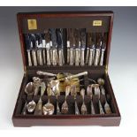 An Arthur Price canteen of cutlery, to include; twelve knives, twelve side knives,