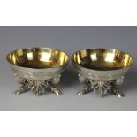 A pair of silver salts Stephen Smith and William Nicholson, London 1855,