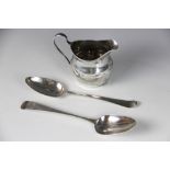 A silver Hanoverian pattern spoon, London 1772, initialled to the reverse E over I*M,