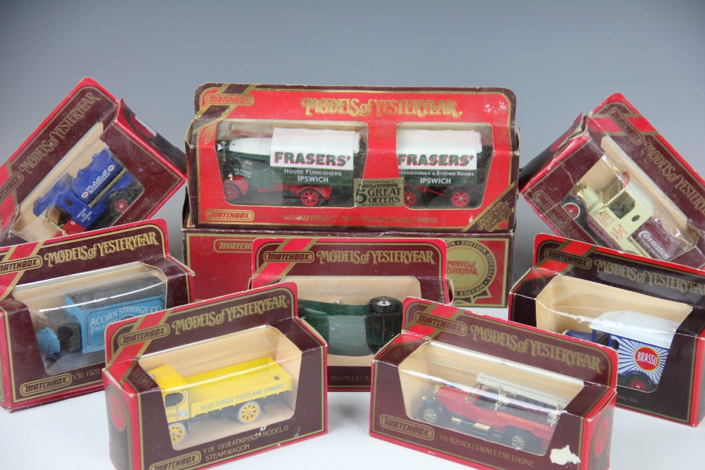 A collection of fifty five Matchbox Models of Yeasteryear,