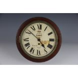 A Great Eastern Railway wall clock, by Smiths, with Roman numeral dial marked 'BR(E) 11799',