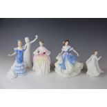 A collection of Royal Doulton figures comprising Samantha HN4043, Centre Stage HN3861,