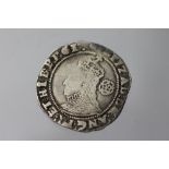 A Queen Elizabeth I silver six pence 1593 (1)