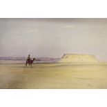 Sir John Rogers,
watercolour,
In The Western Dessert, (Egypt)
signed and dated 1909,