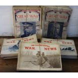 THE GREAT WAR, a complete set, No 1-186, Vols 1-10, edited by H.W.