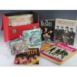 Beatles Memorobilia: a collection of beatles 45's, LP's magazines and books,