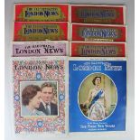 A collection of Illustrated London News, dating from 1897-1986, mostly state weddings,