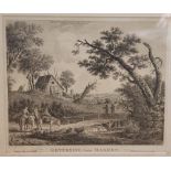 After John Cleveley, 18th century engraving, Returning to Market,