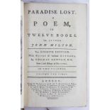 MILTON (J), PARADISE LOST, A POEM IN TWELVE BOOKS [AND] PARADISE REGAINED, 4 vols,