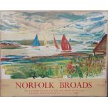 After Raymond Piper, Norfolk Broads British Rail advertising poster