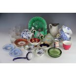 A collection of 19th century and later ceramics,