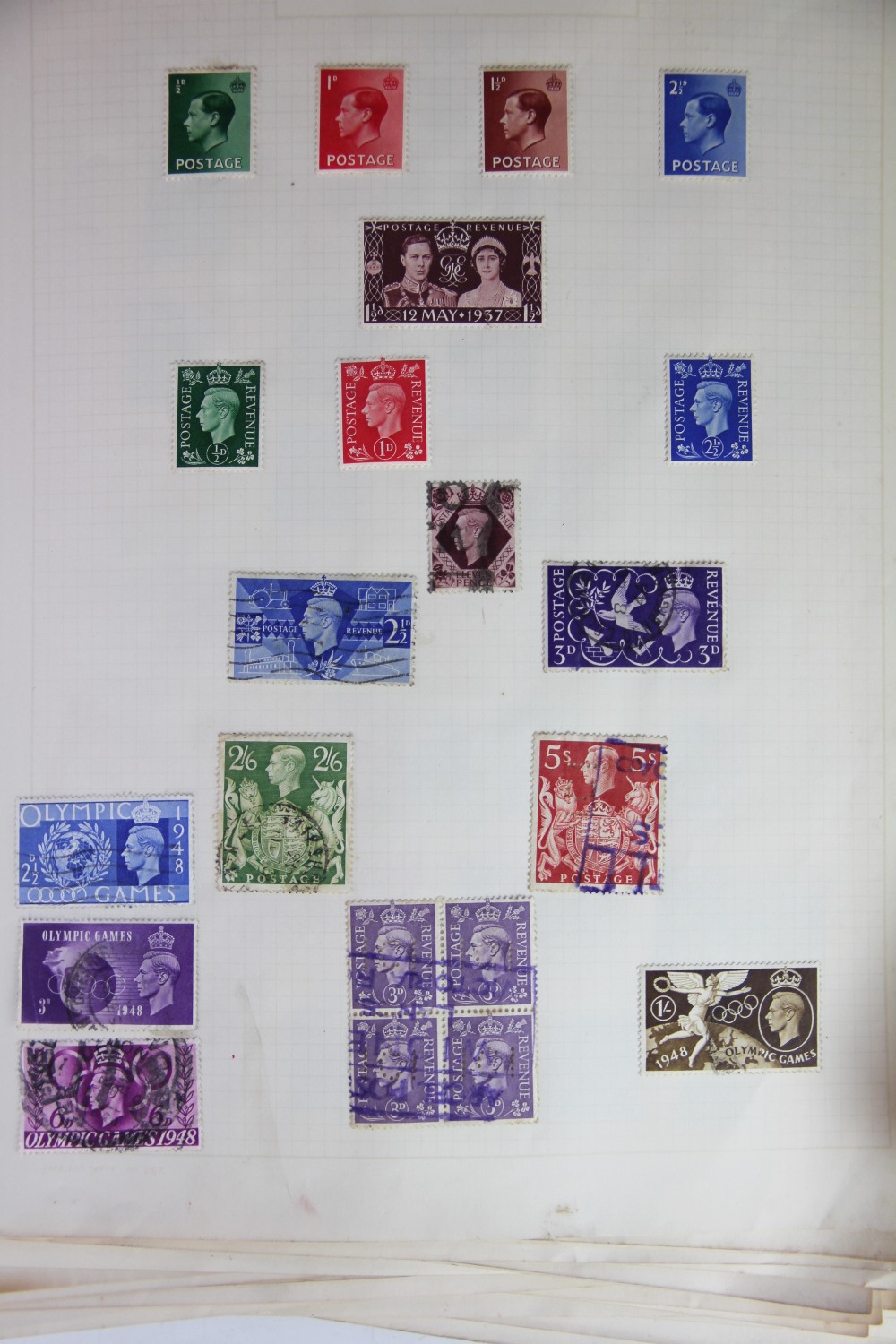 A collection of GB stamps QV and later, - Bild 2 aus 5