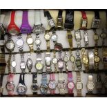 A selection of modern wristwatches,
