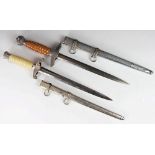 Two German Third Reich style daggers,