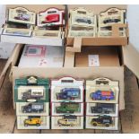 A collection of 60+ Lledo Days Gone die cast model vehicles, in original boxes,