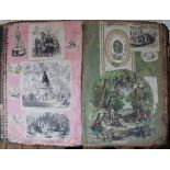 A mid 19th century scrap album of British and American Interest,