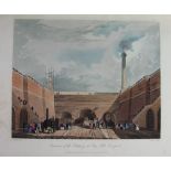 BURY (T), illus, SIX COLOURED VIEWS OF THE LIVERPOOL AND MANCHESTER RAILWAY,