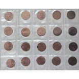 A collection of coins, Roman to pre-decimal, including some pre-1920 half crowns,