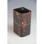 A 19th century blonde tortoiseshell necessaire,