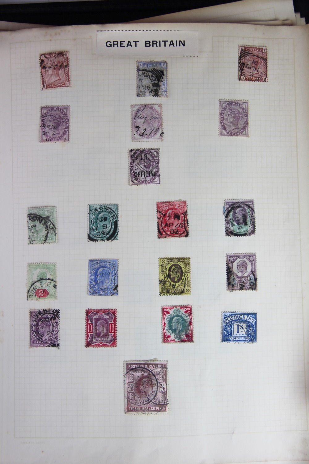 A collection of GB stamps QV and later,