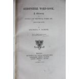 JACKSON (G), SHROPSHIRE WARD-BOOK, A GLOSSARY OF ARCHAIC AND PROVINCIAL WORDS, large paper copy,