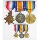 A World War I medal group to 1094 Lieut S. J.