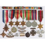 A WWII medal group, by repute to Cpt Alfred Allen R.A.F.