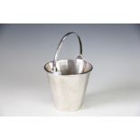 A Mappin and Webb Prince's Plate ice bucket, of typical form and with swing handle, stamped W25401,