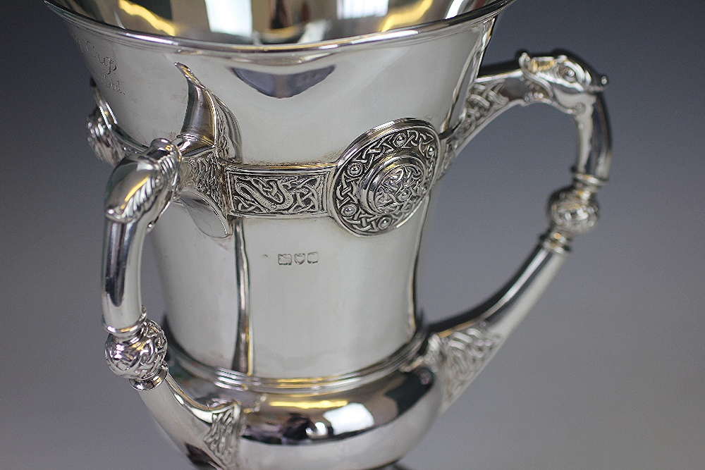 Horse Racing Interest: A large silver trophy London 1910, - Image 5 of 5