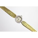 A lady's Marvin diamond wristwatch retailed by Boodle & Dunthorne,