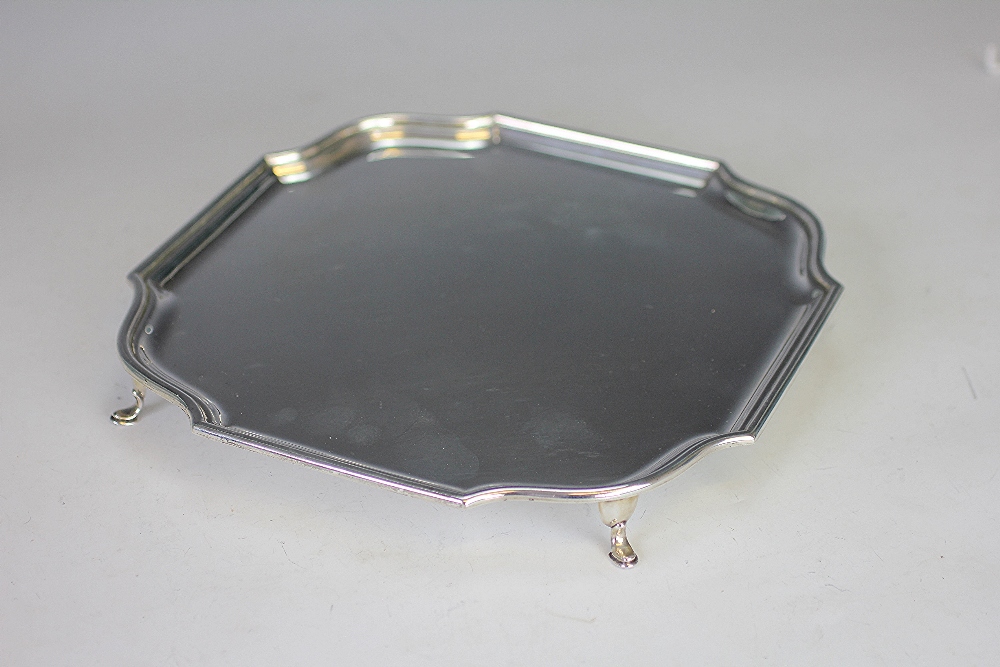 A George VI silver salver, Barker Brothers Silver Ltd, Birmingham 1937,