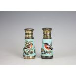 Two Victorian Sampson Mordan scent bottles,