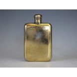 A silver gilt hip flask, John Collard Vickery, London 1907,