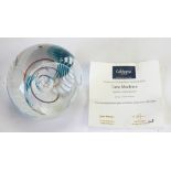 A Caithness Glass paperweight 'Time Machine', limited edition number 43, with certificate,