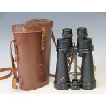 A pair of Military Issue, Naval binoculars, Barr and Stroud, Glasgow & London, A.