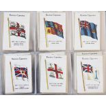 An album of Kenisitas silk cards, flags and some larger portrait examples,