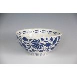 A Charlotte Rhead for Bursley Ware bowl, pattern TL40 'Carnation',