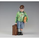 A Royal Doulton figure The Boy Evacuee HN3202, modelled by Adrian Hughes, No 3205 of 9,500, 20.